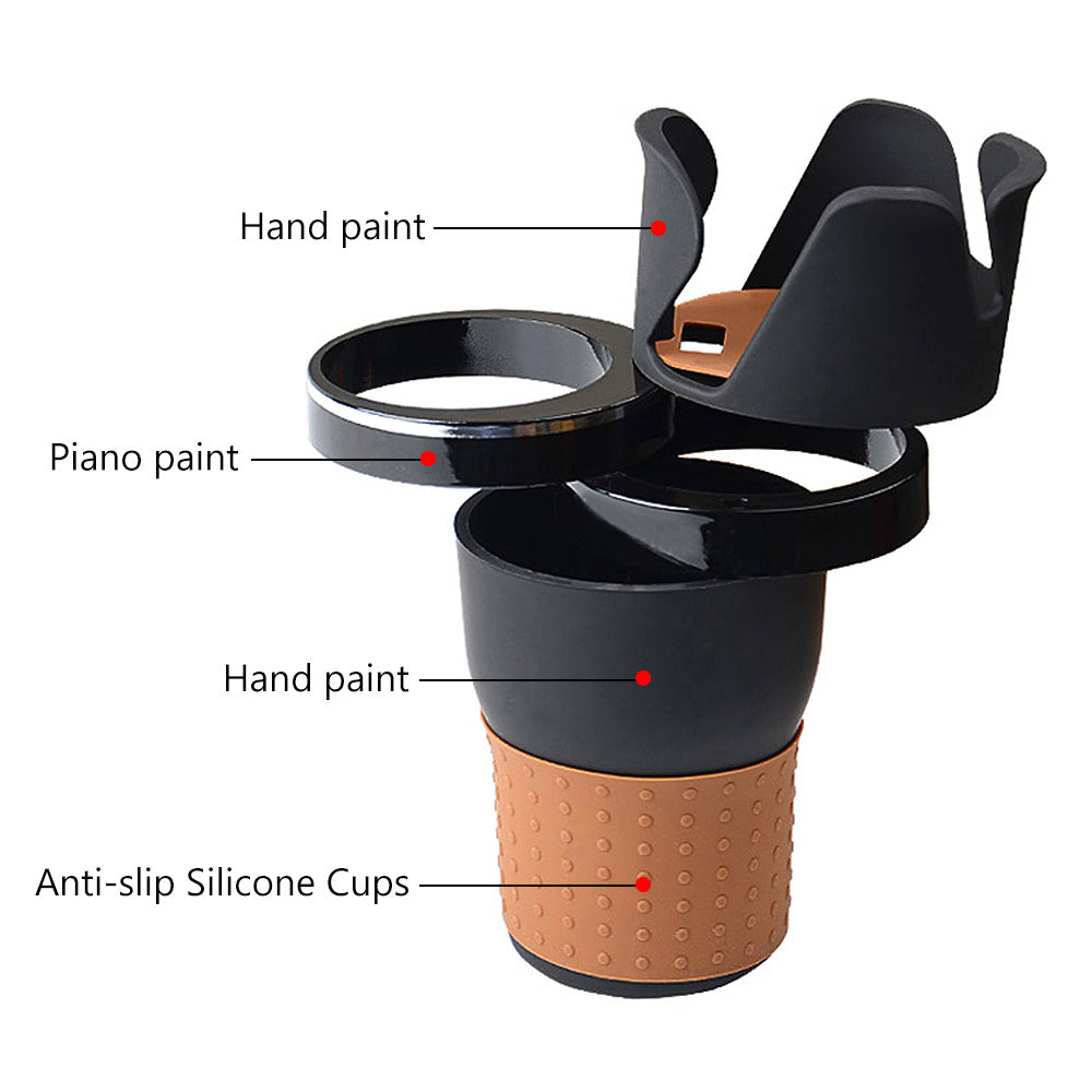 Car, Truck Drink Water Cup Bottle Can Holder Door Mount Stand ABS Rubber