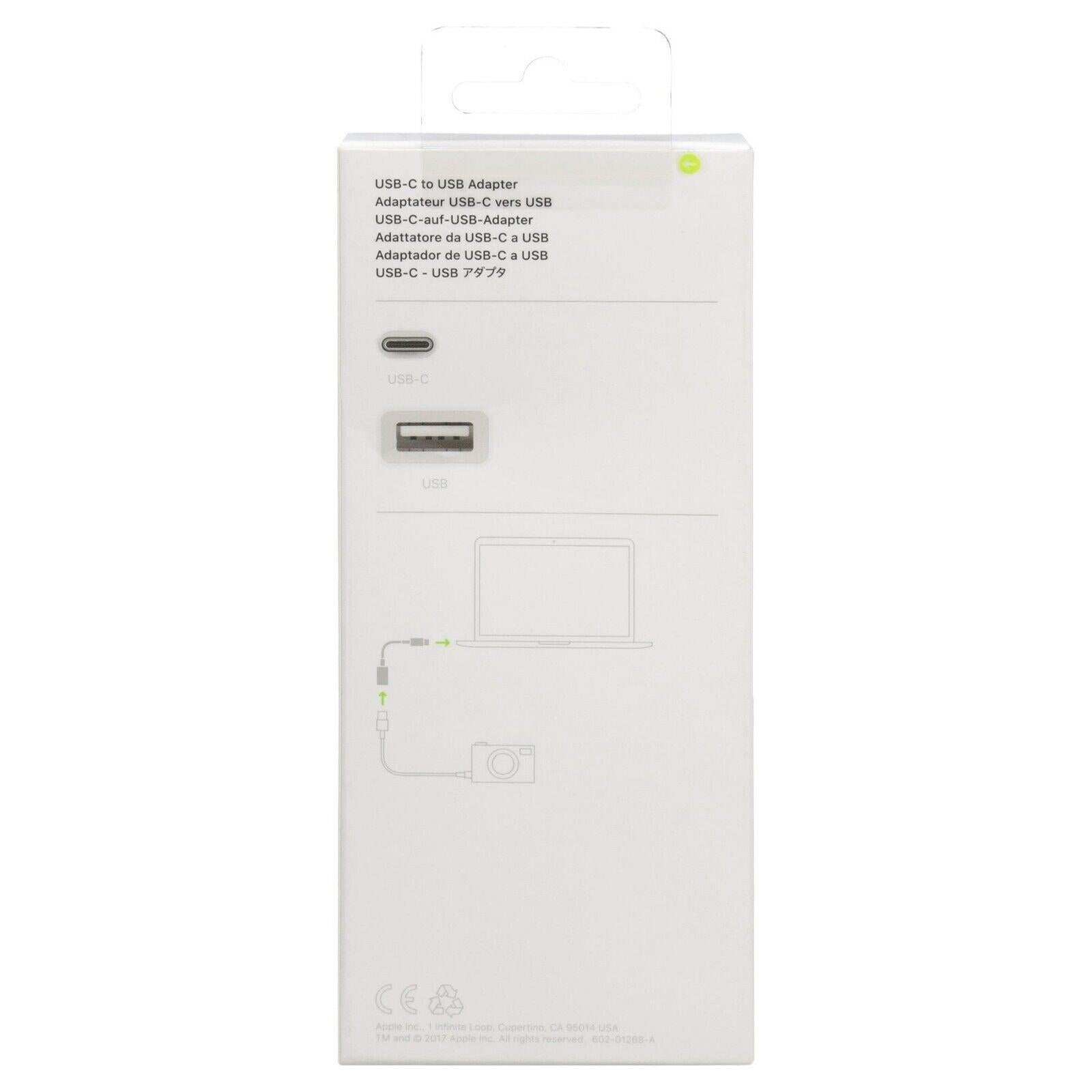 Genuine Apple MJ1M2AM/A USB-C to USB Adapter