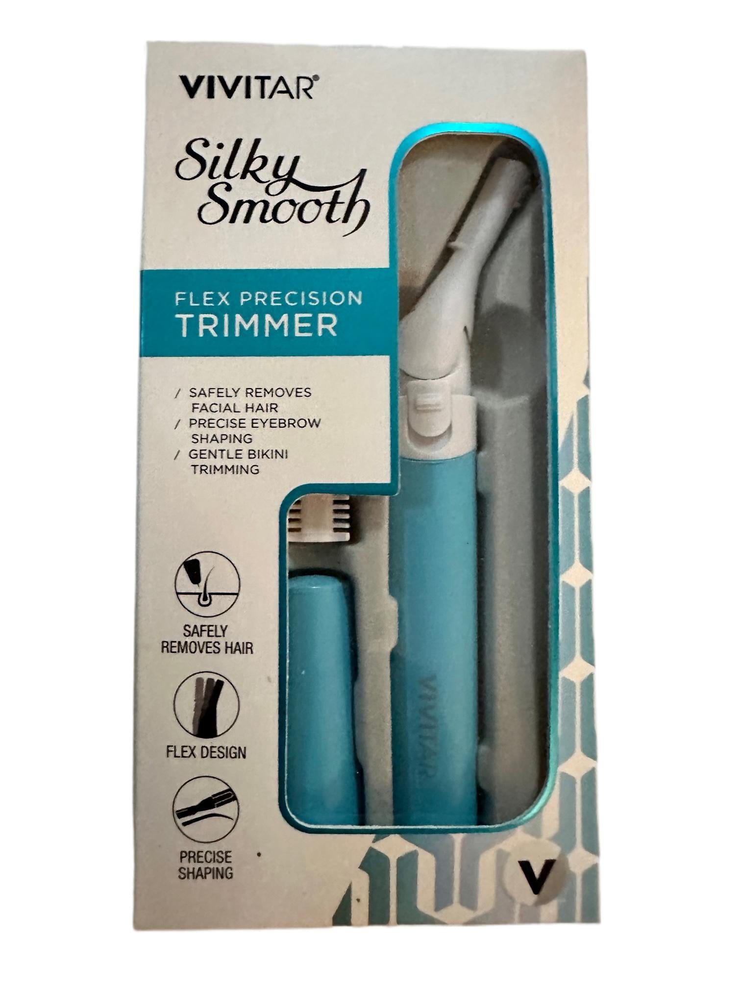 New Vivitar Precision Trimmer,Silk Smooth (PG-V016-Blue)